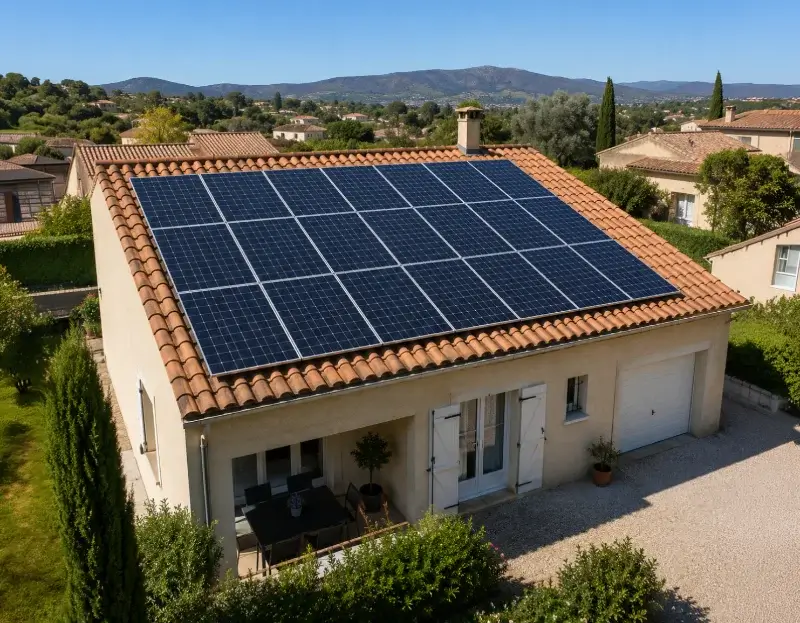 Prime à l'autoconsommation panneaux solaires Vendargues — aide financière de l'État